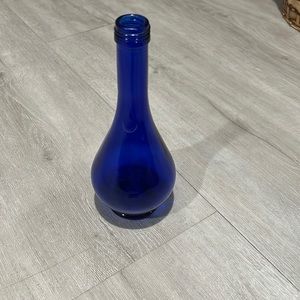 Cobalt  Blue Glass Bottle  Aqua  Della Madonna Italy